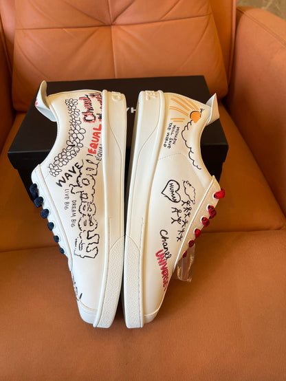 Chanel x Pharrell limited edition graffiti sneakers