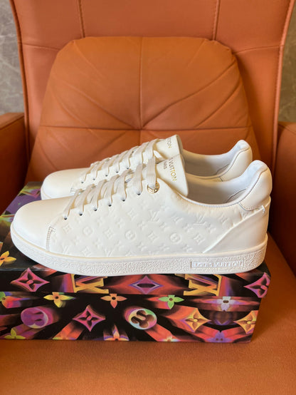 Louis Vuitton Luxembourg monogram embossed sneakers