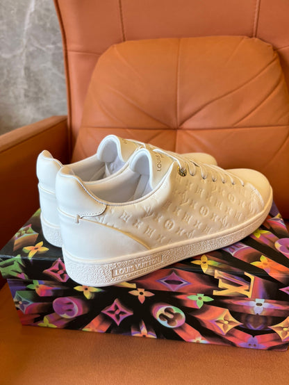 Louis Vuitton Luxembourg monogram embossed sneakers