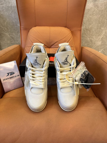 Air Jordan 4 x Off-White "Sail"