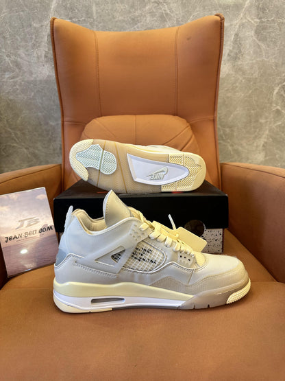 Air Jordan 4 x Off-White "Sail"