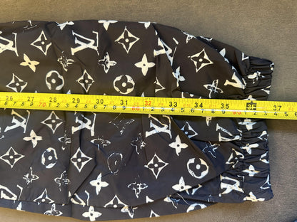 Louis Vuitton monogram print jogger pants