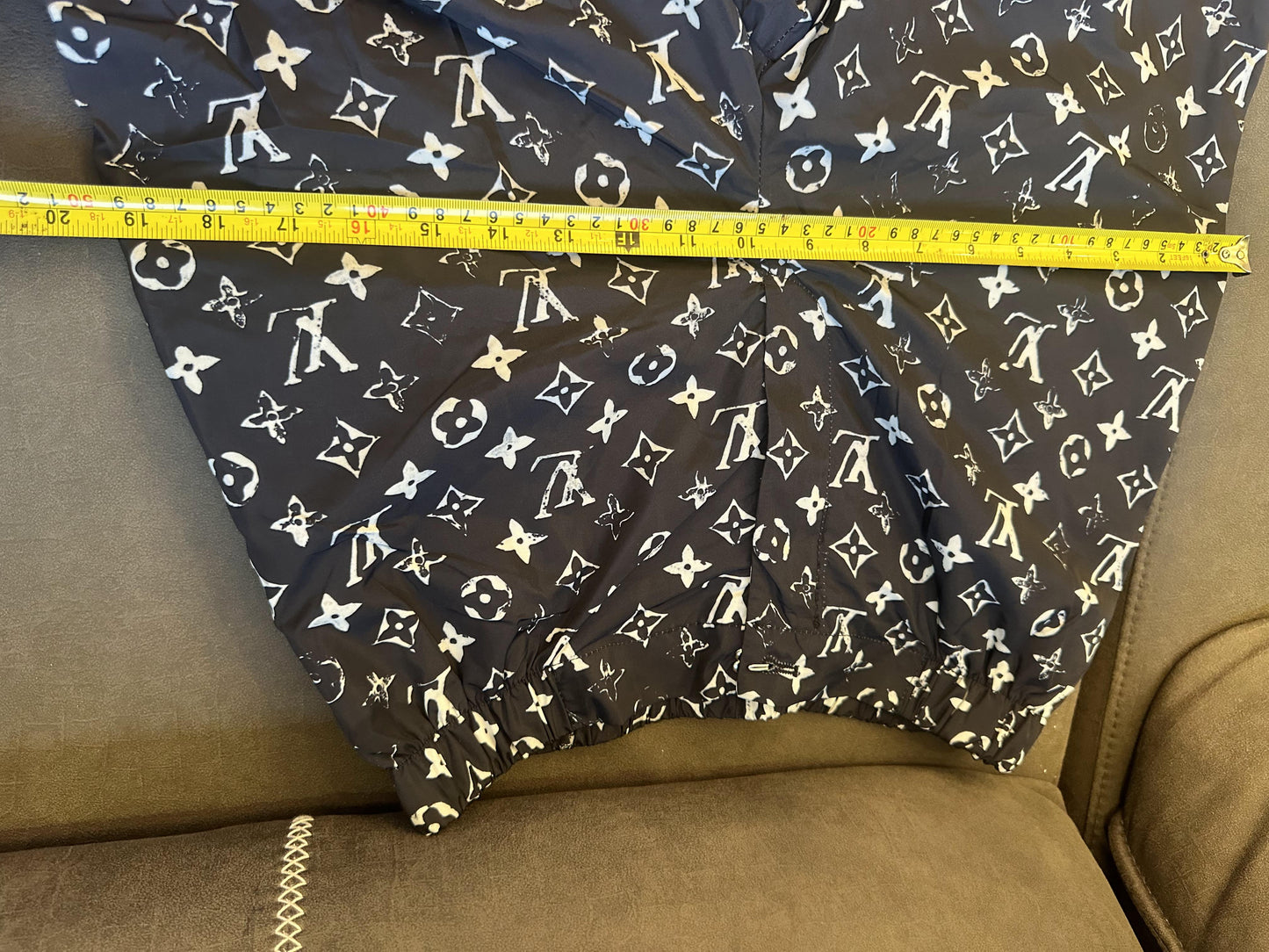 Louis Vuitton monogram print jogger pants