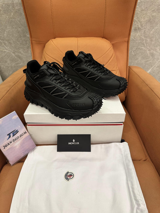 Moncler Trailgrip GTX sneakers in black with Gore-Tex