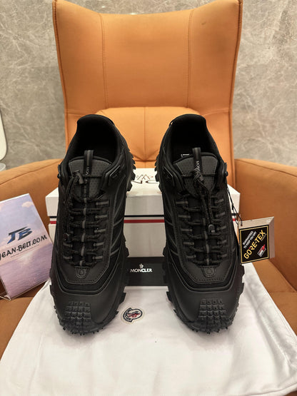 Moncler Trailgrip GTX sneakers in black with Gore-Tex