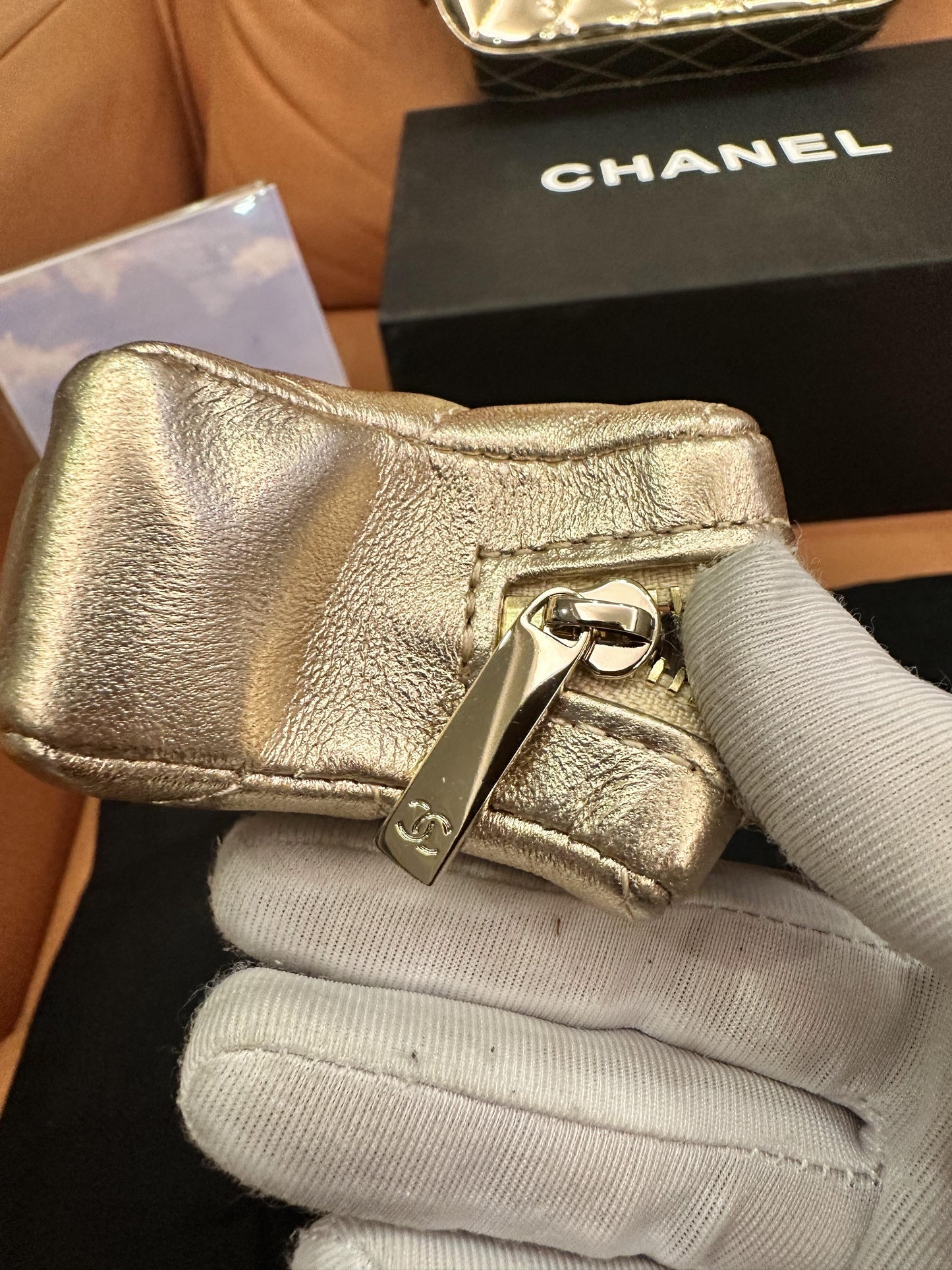 Chanel 24C mini flap bag & star coin purse