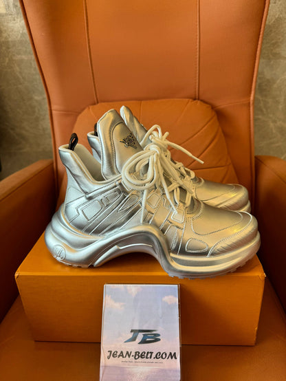 Louis Vuitton Archlight sneakers in metallic silver