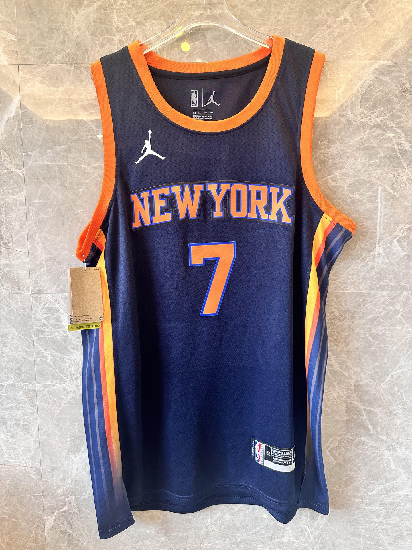 New York knicks carmelo anthony #7 jordan brand swingman jersey