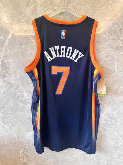 New York knicks carmelo anthony #7 jordan brand swingman jersey