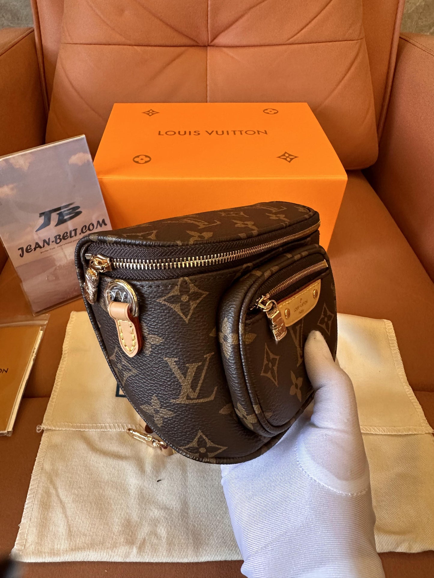 Louis Vuitton mini bum bag monogram canvas