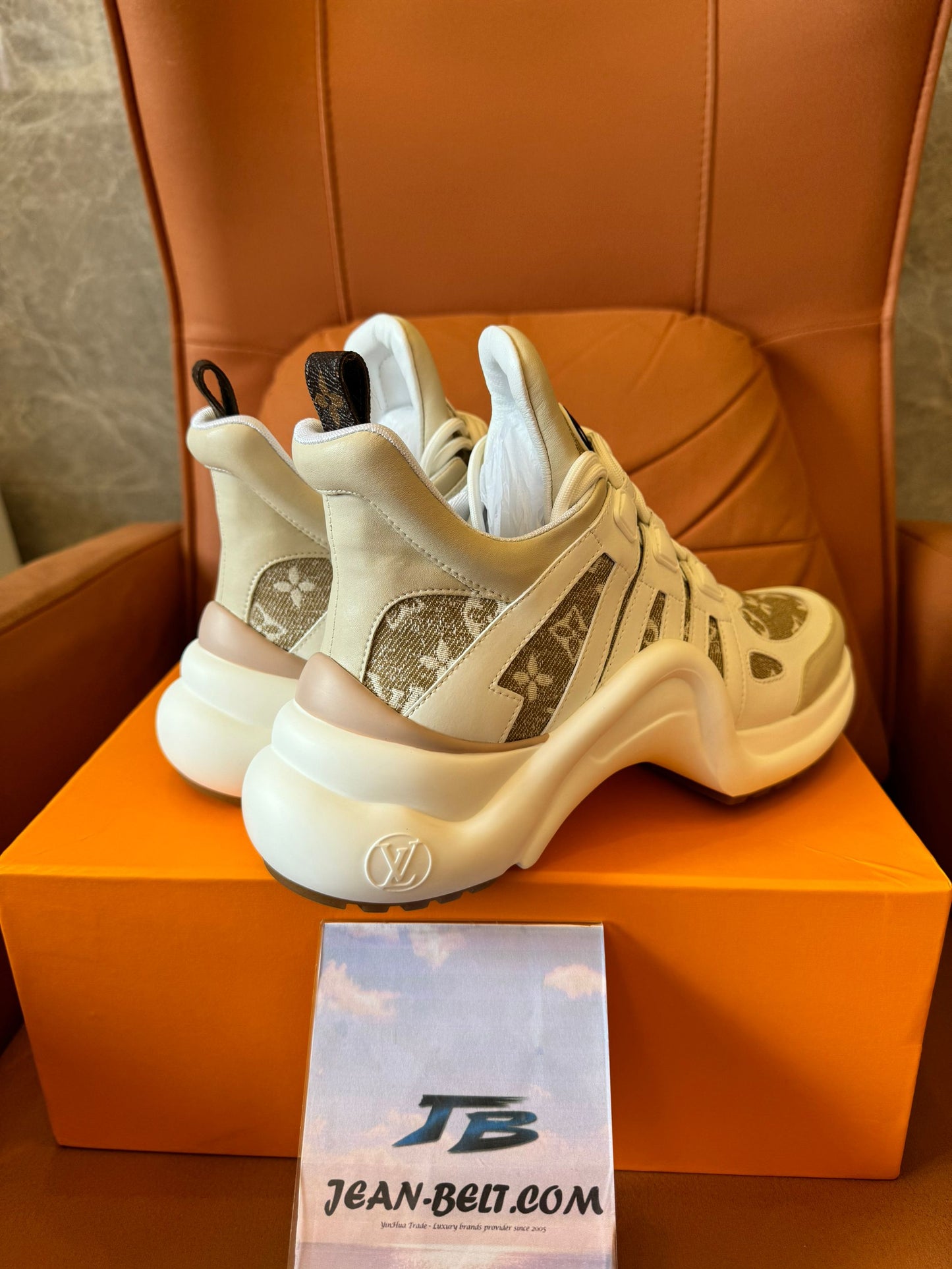 Louis Vuitton Archlight sneakers in beige monogram canvas