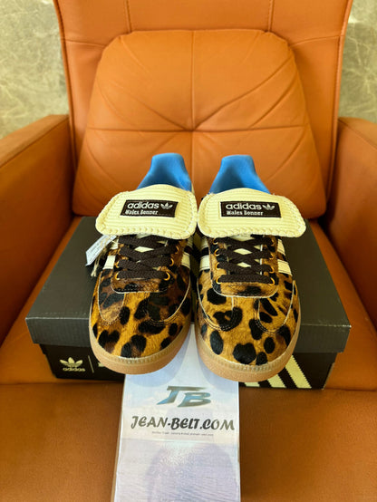 Adidas x Wales Bonner Gazelle Leopard print sneakers