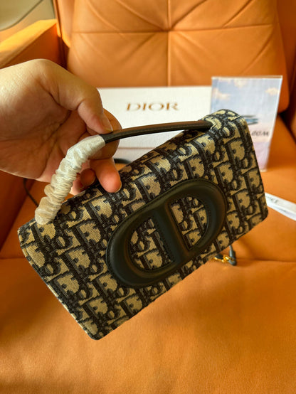 Dior CD signature mini bag blue