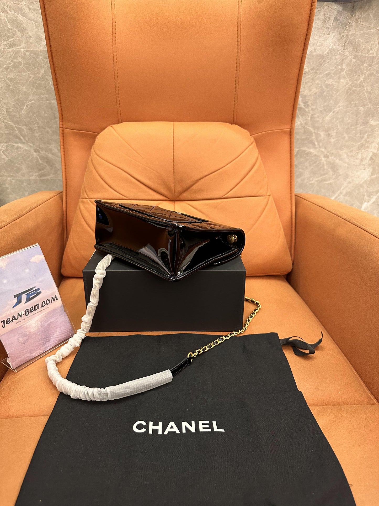 Chanel mini flap bag with top handle