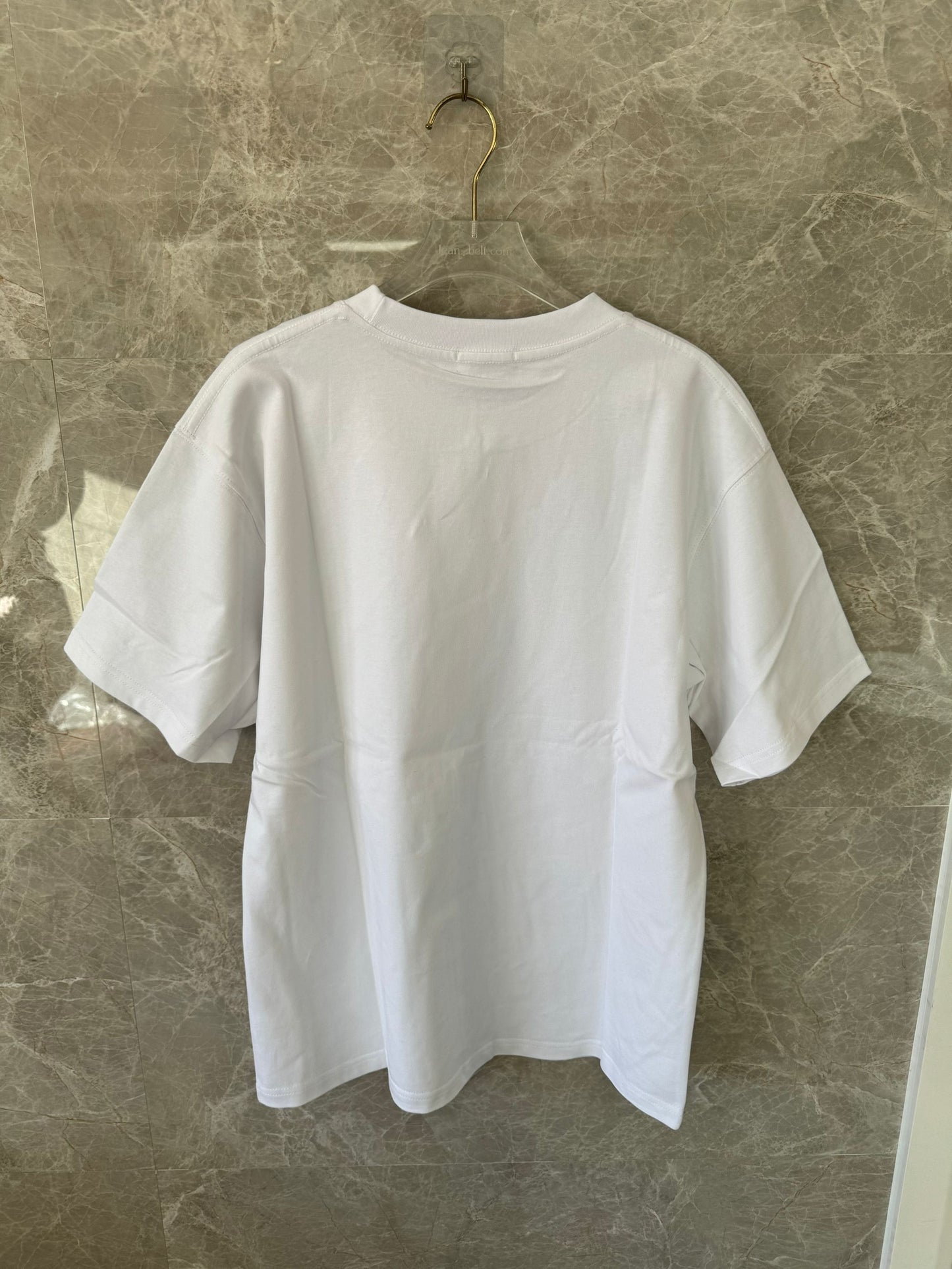 Dior white t-shirt with multicolored artistic logo