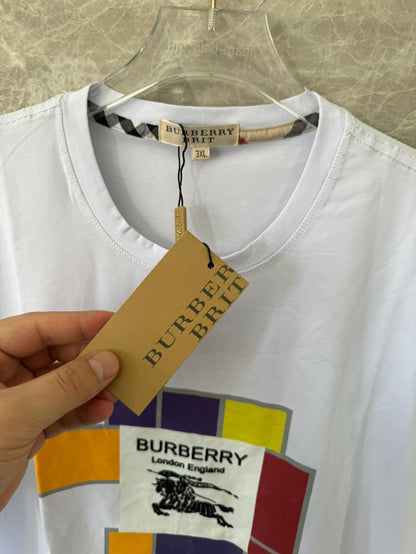 Burberry london england color block logo t-shirt