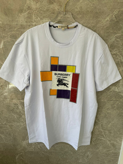 Burberry london england color block logo t-shirt