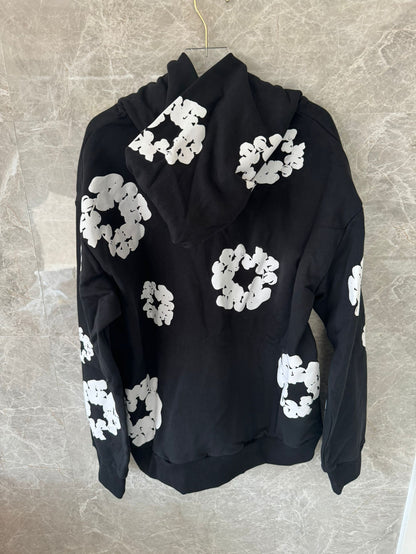 Denim Tears black hoodie with floral print