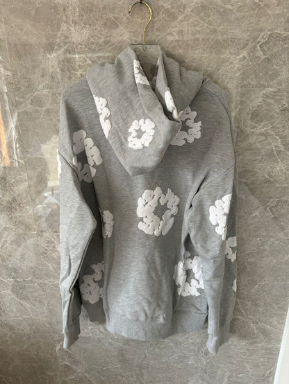 Denim Tears  floral grey hoodie