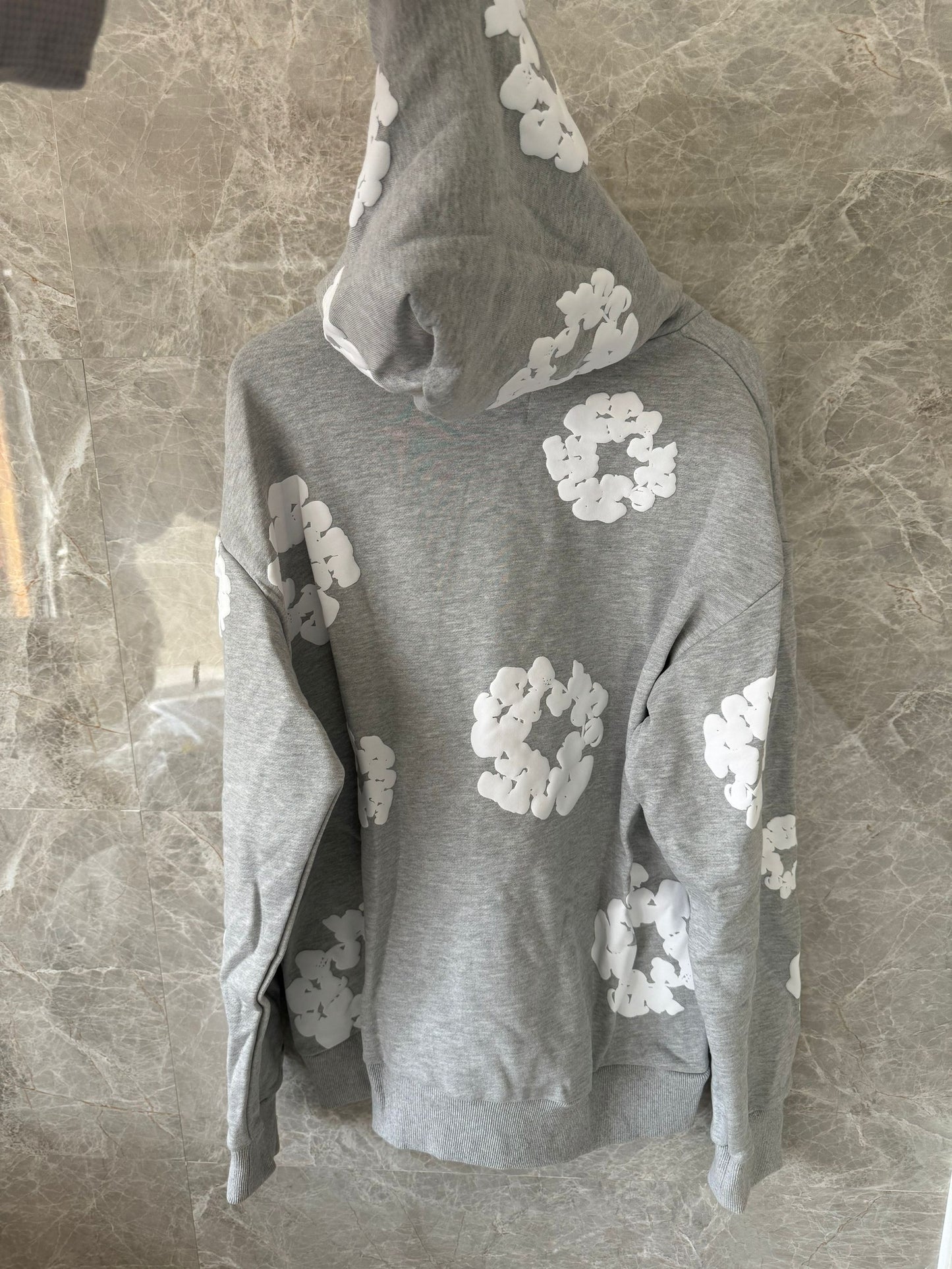 Denim Tears  floral grey hoodie