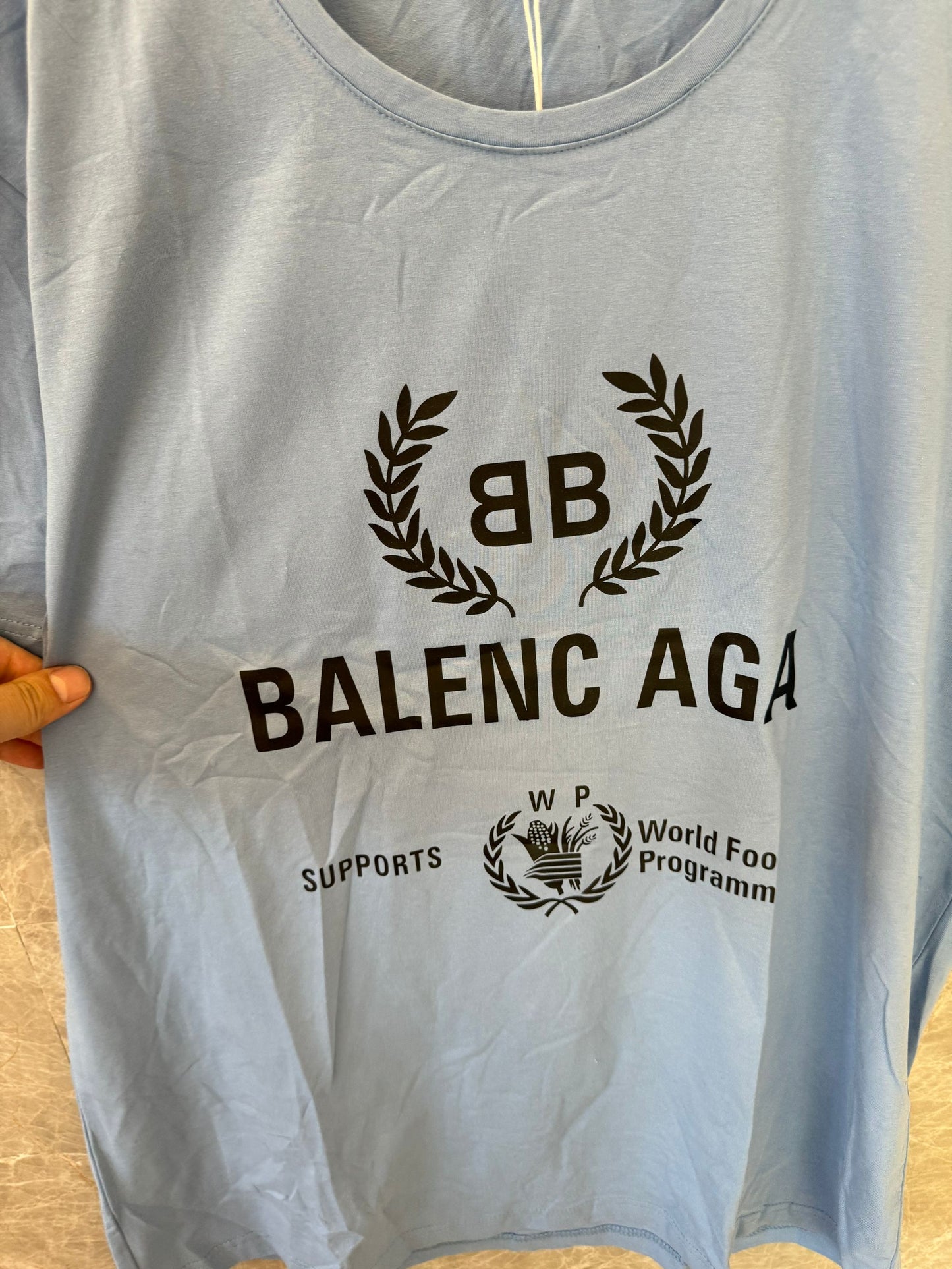 Balenciaga WFP blue t-shirt