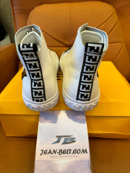 Karl Lagerfeld x Fendi collaborative high-top sneakers