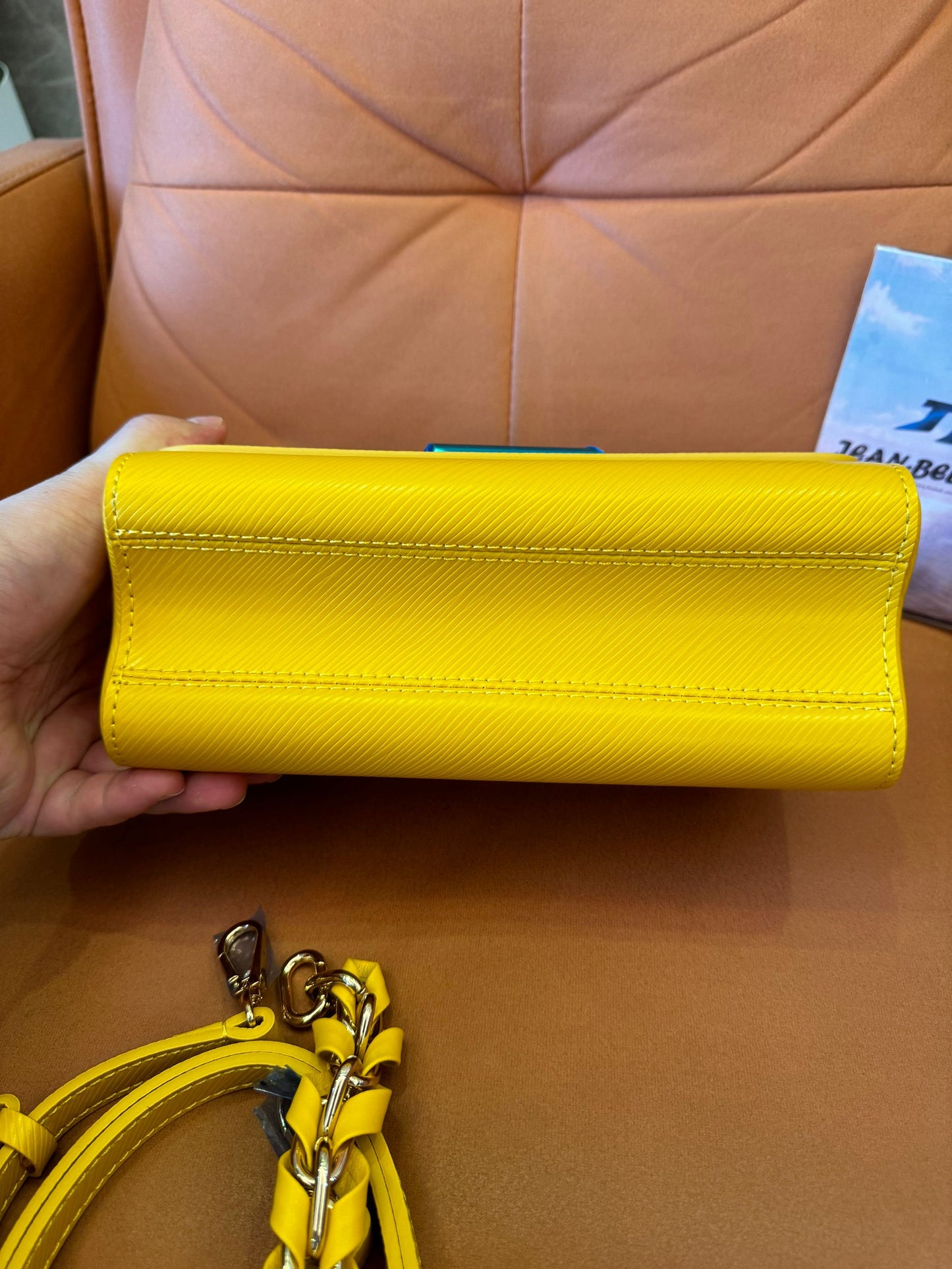 Louis Vuitton twist pm epi yellow shoulder and crossbody bags