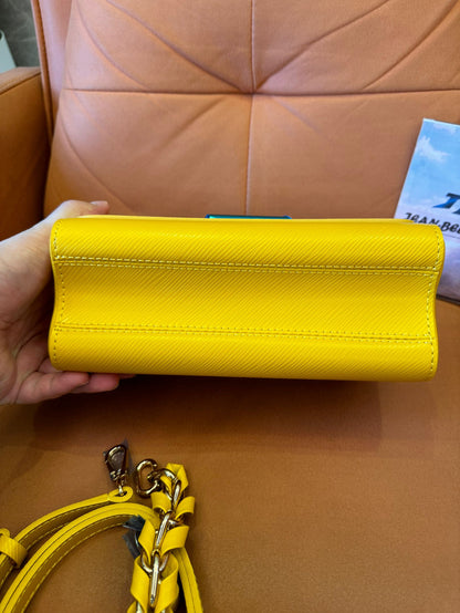 Louis Vuitton twist pm epi yellow shoulder and crossbody bags