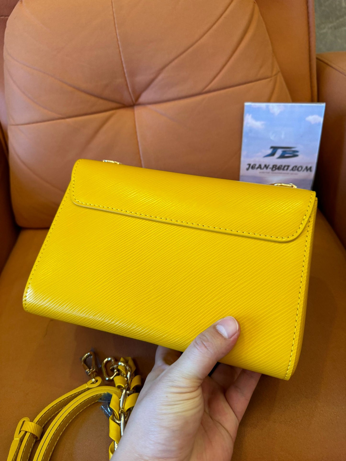 Louis Vuitton twist pm epi yellow shoulder and crossbody bags