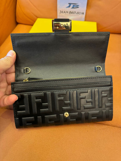 [3A Quality]Fendi by marc jacobs baguette continental wallet with chain