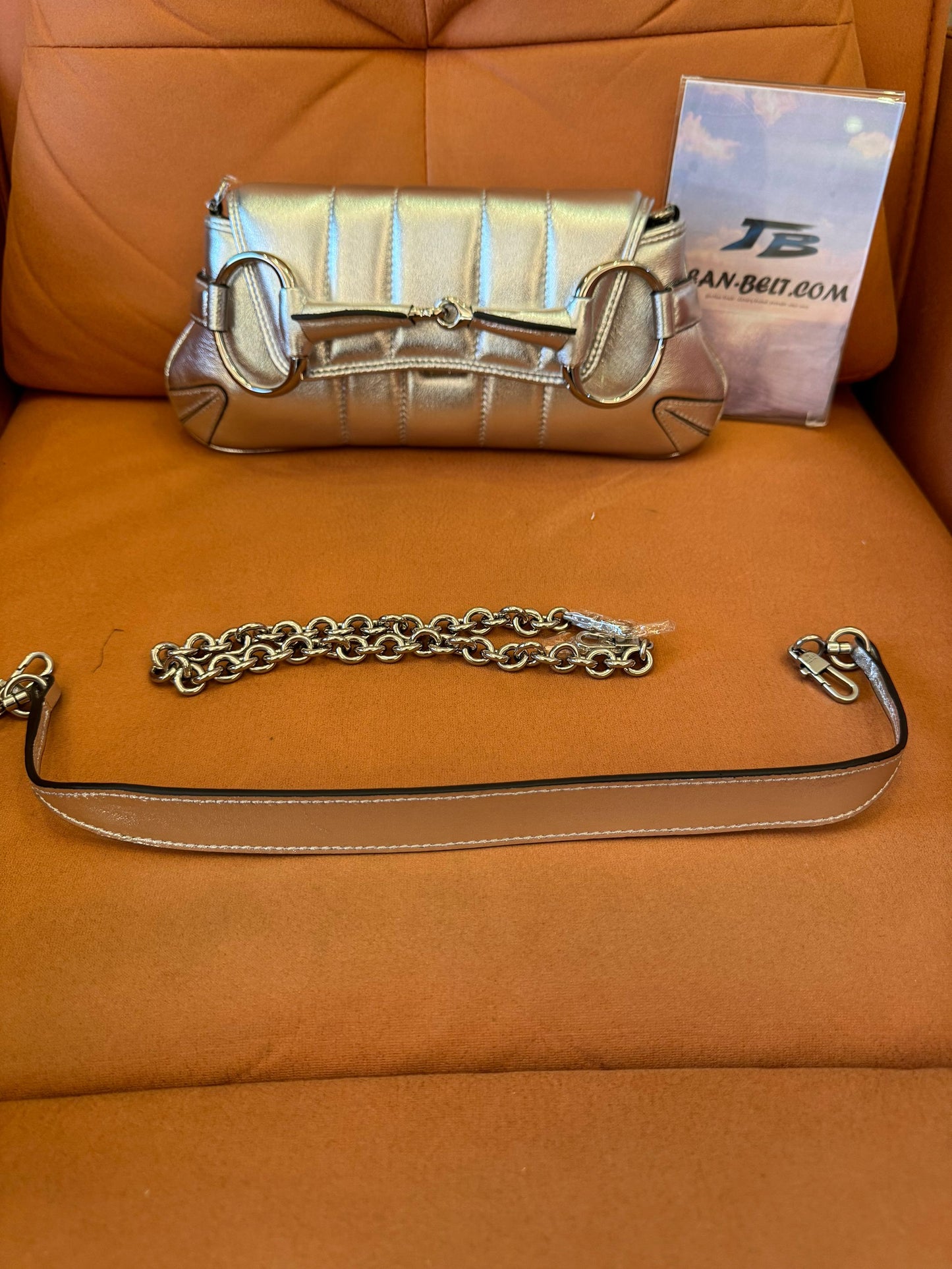 Gucci horsebit chain medium shoulder bag