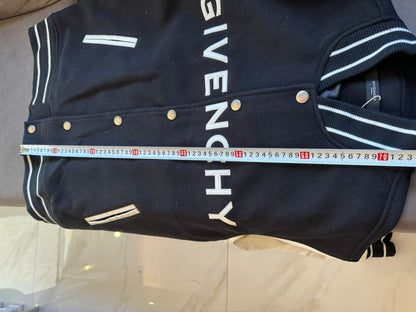 Givenchy varsity jacket - black and white