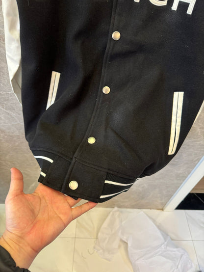 Givenchy varsity jacket - black and white