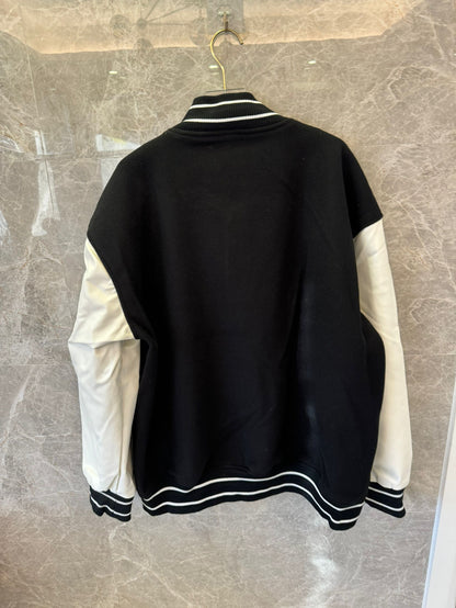 Givenchy varsity jacket - black and white