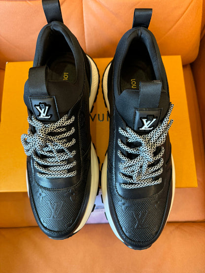 Louis Vuitton men's Run Away sneakers - black monogram