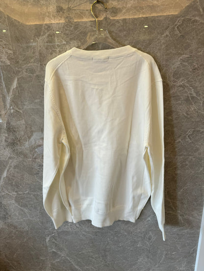 Fendi logo printed white sweatshirt