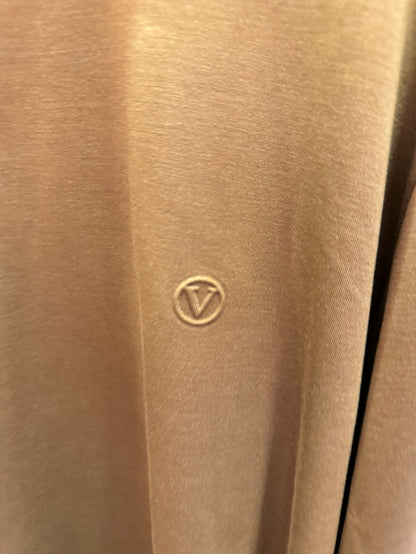 Louis Vuitton minimalist long-sleeve t-shirts in brown and khaki