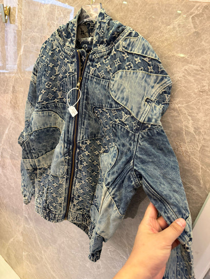 Louis Vuitton patchwork denim jacket