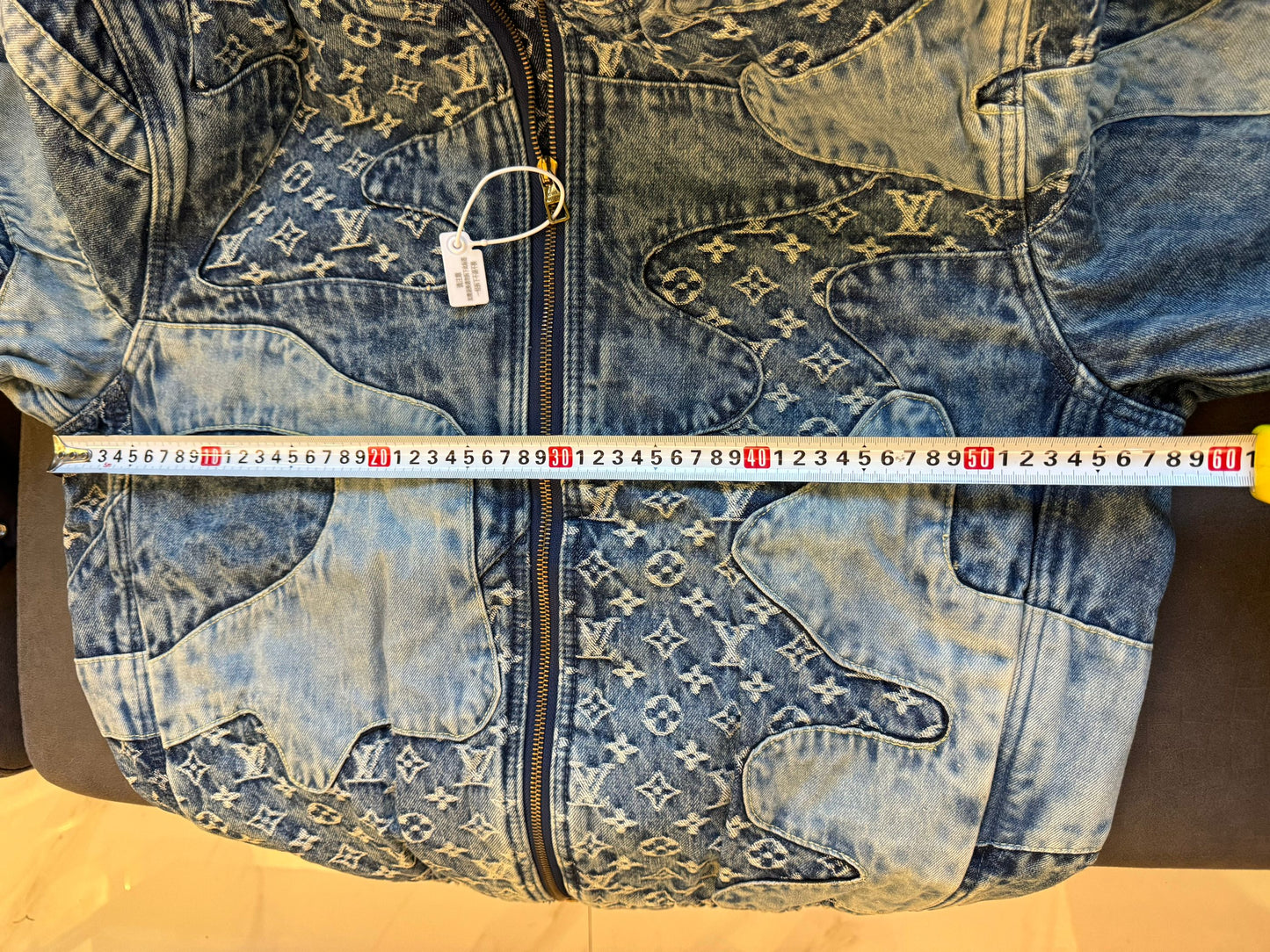 Louis Vuitton patchwork denim jacket