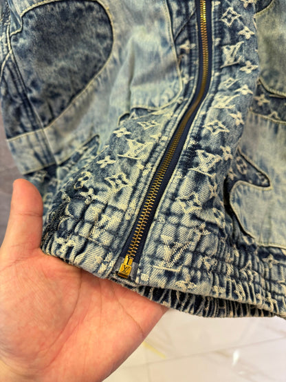 Louis Vuitton patchwork denim jacket