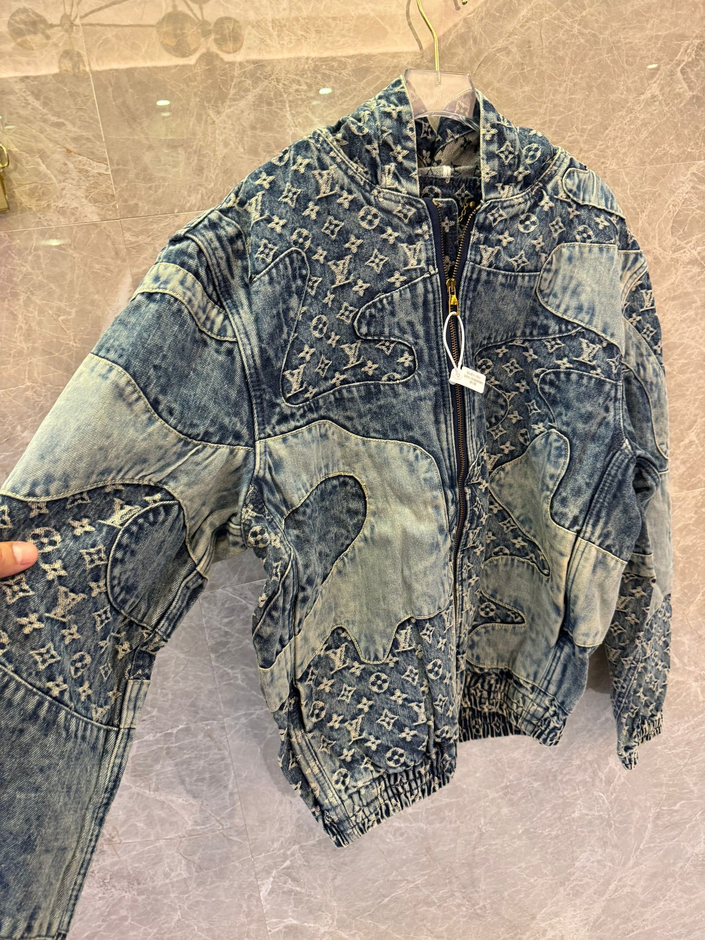 Louis Vuitton patchwork denim jacket