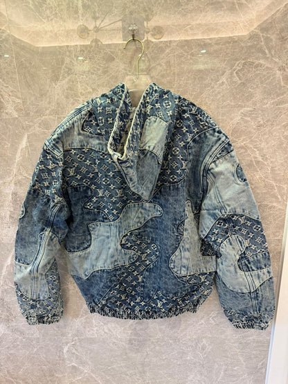 Louis Vuitton patchwork denim jacket