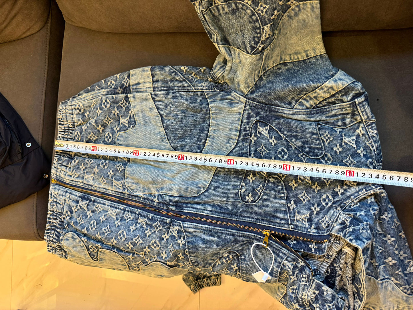 Louis Vuitton patchwork denim jacket