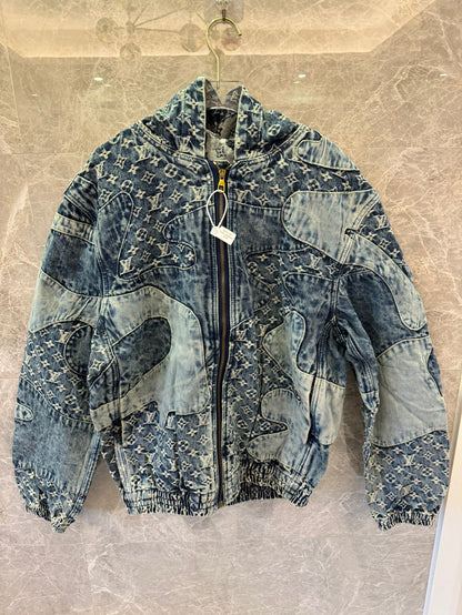 Louis Vuitton patchwork denim jacket