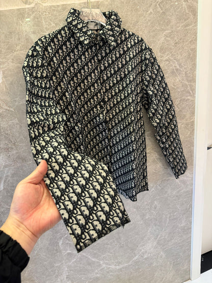 Dior monogram shirt in classic black and white