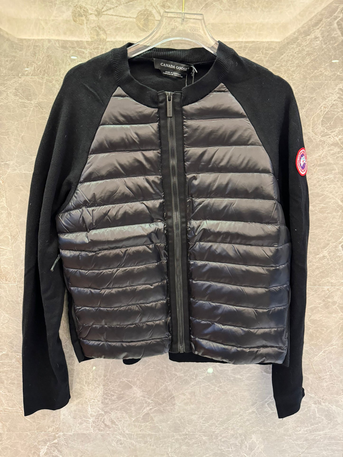 Canada Goose hybrid knit jacket