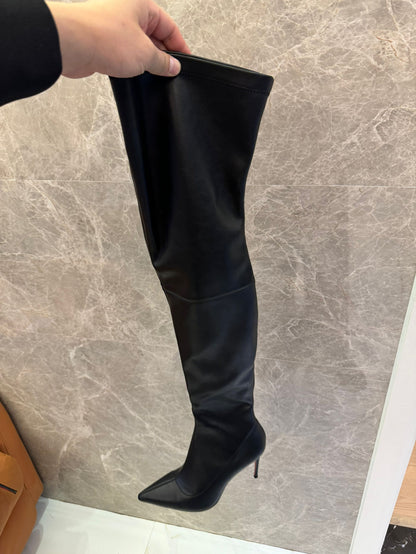 Christian Louboutin Eleonor Botta 85 knee-high boots in calf leather