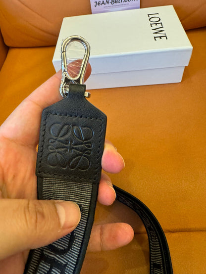 Loewe anagram strap in jacquard and calfskin