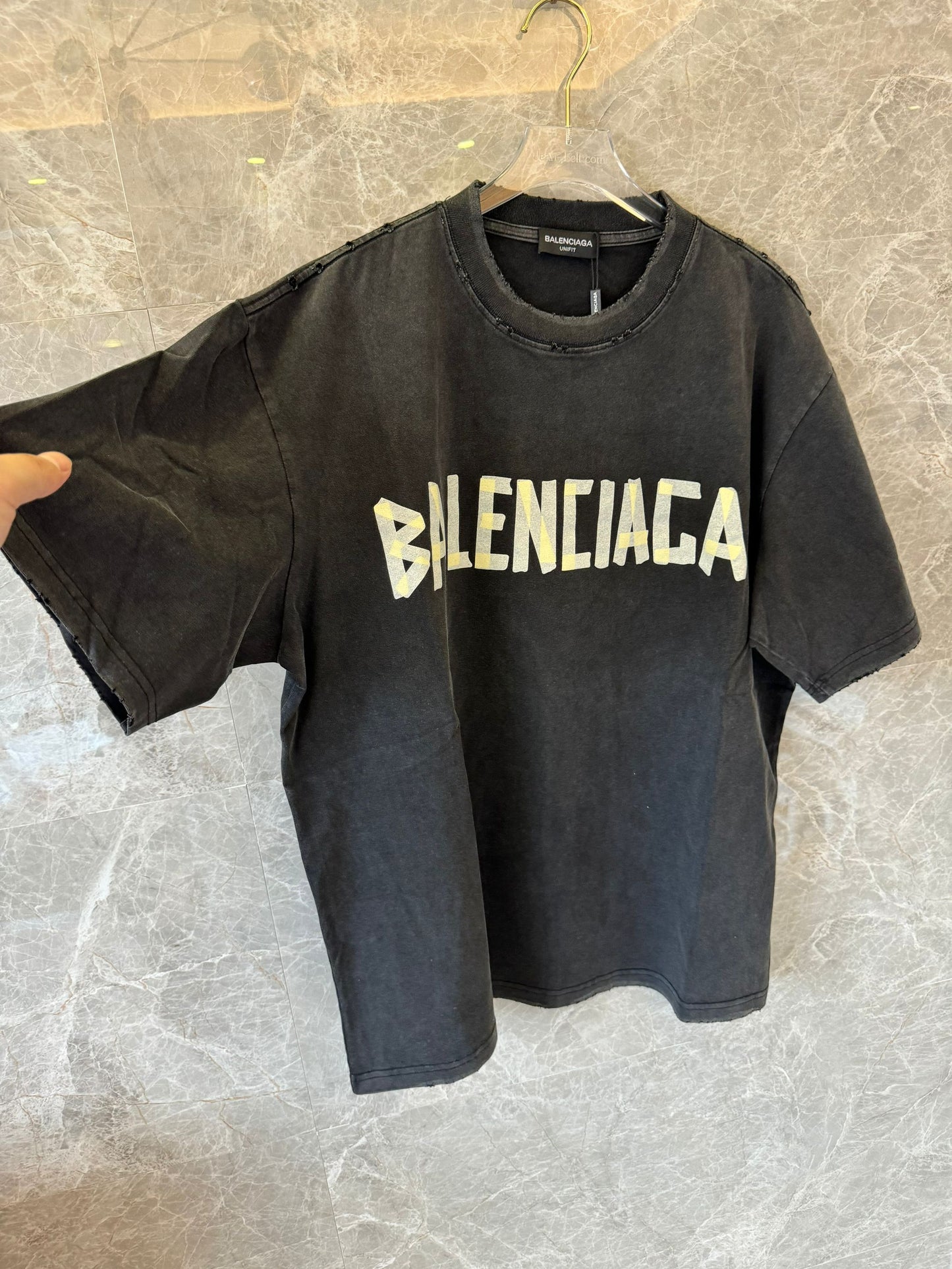 Balenciaga oversized t-shirts in vintage washed effect