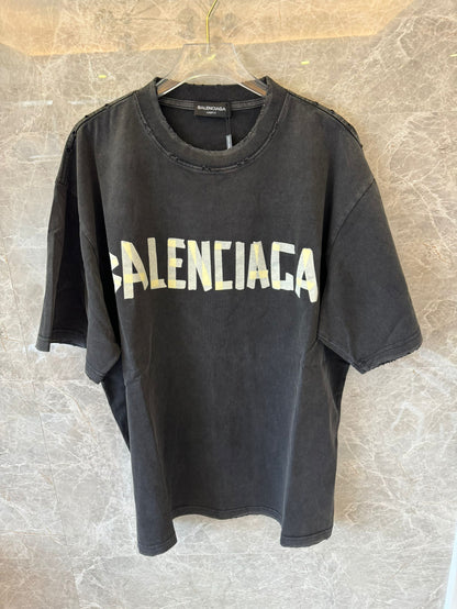 Balenciaga oversized t-shirts in vintage washed effect